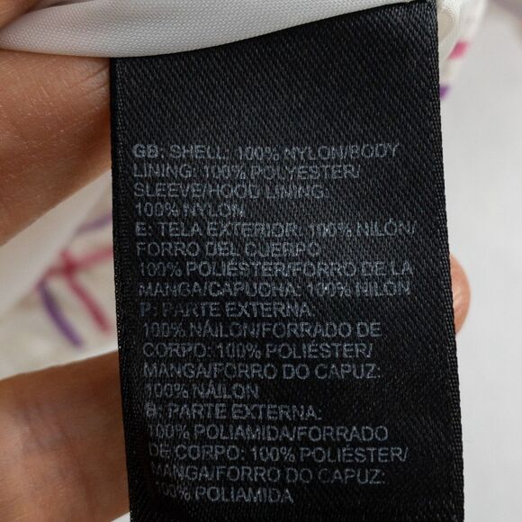 The North Face Jacket Womens Small White Hooded Hyvent Light Weight - Picture 5 of 16